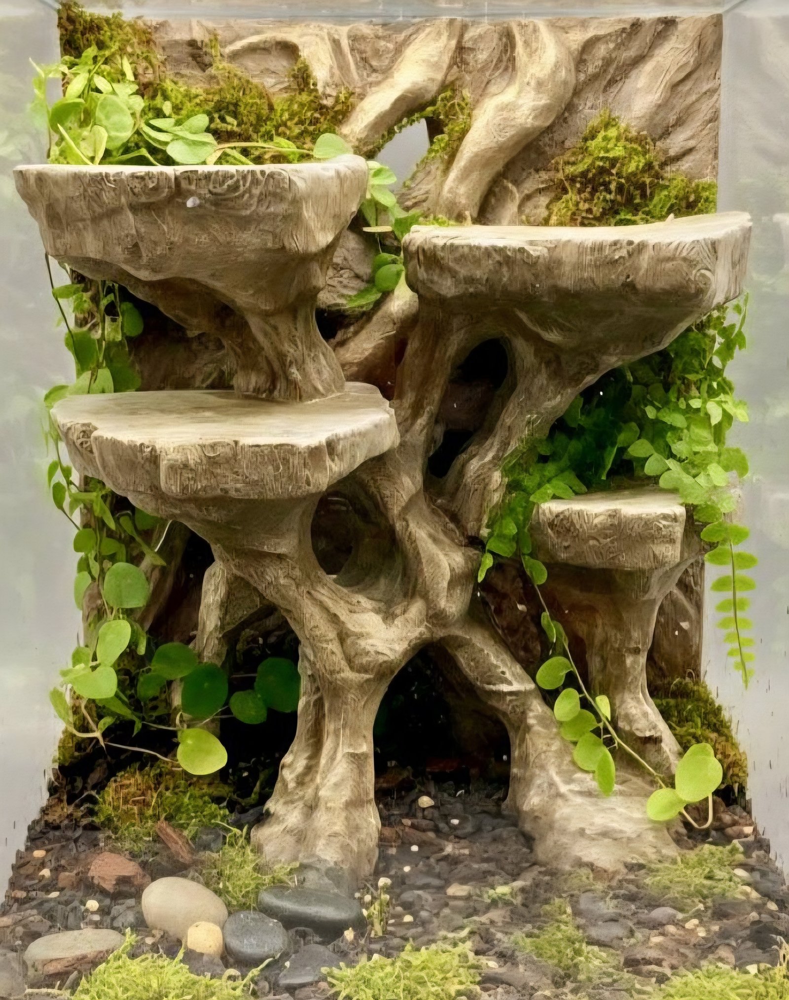 Realistic 3D Partial Background ( Stone Plate