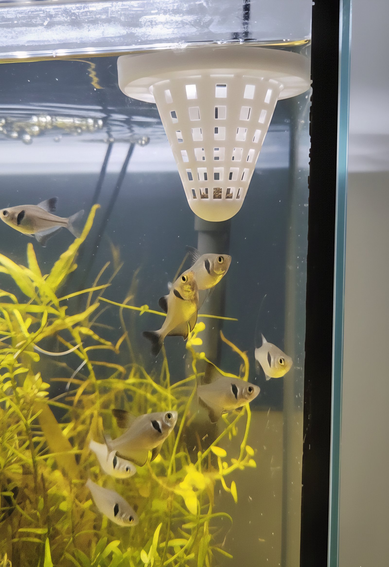 Aquatic Aquarium floating fish feeder
