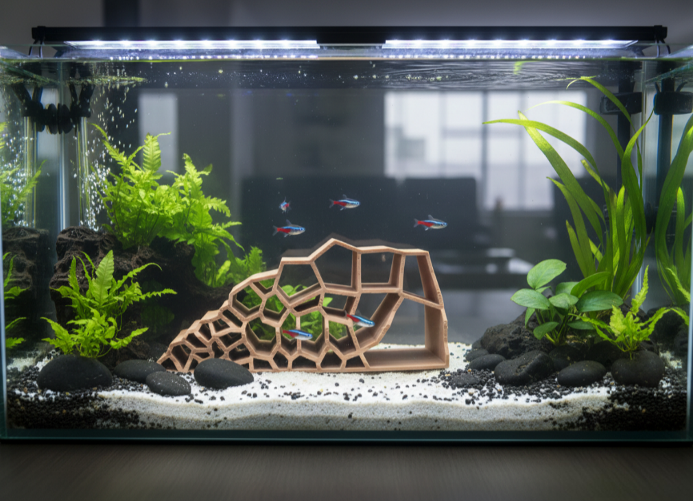 Aquatic Aquarium hiding place for shrimp
