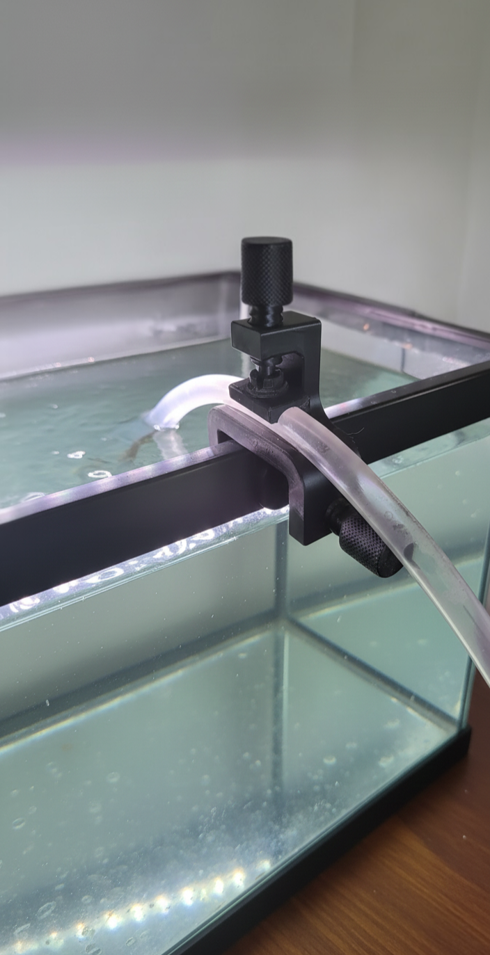 Aquatic Aquarium Hose Clamp (Fully Printable)