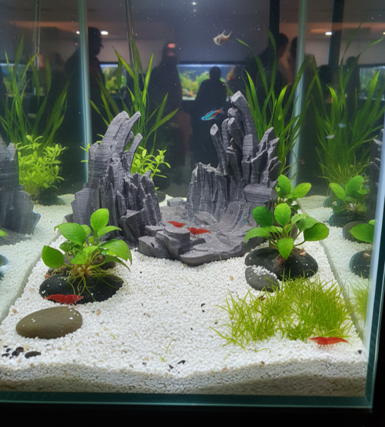 Aquatic Aquarium Rock Decor