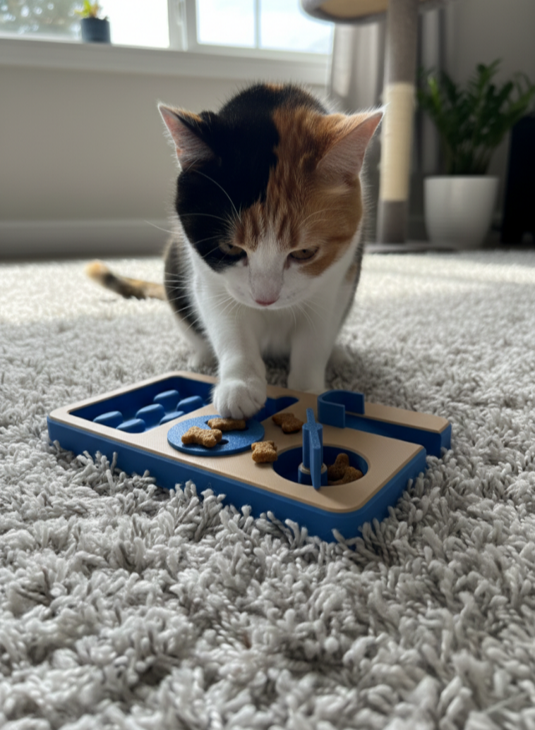 Interactive Cat Toy Activity Treat - Different levels