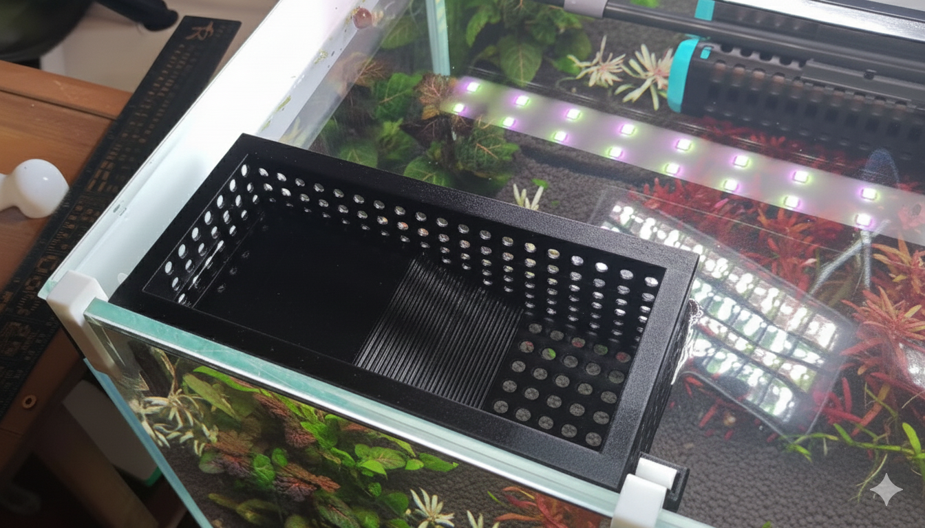 Naturalistic Fish Tank Turtle Hatchling Isolation