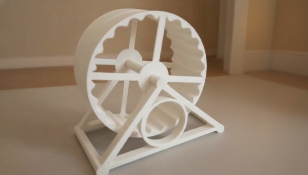 Playful Hamster Happy Running Wheel Toy Roller Home