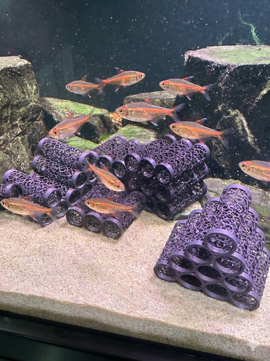 Aquatic Openwork Shrimp House Aquarium