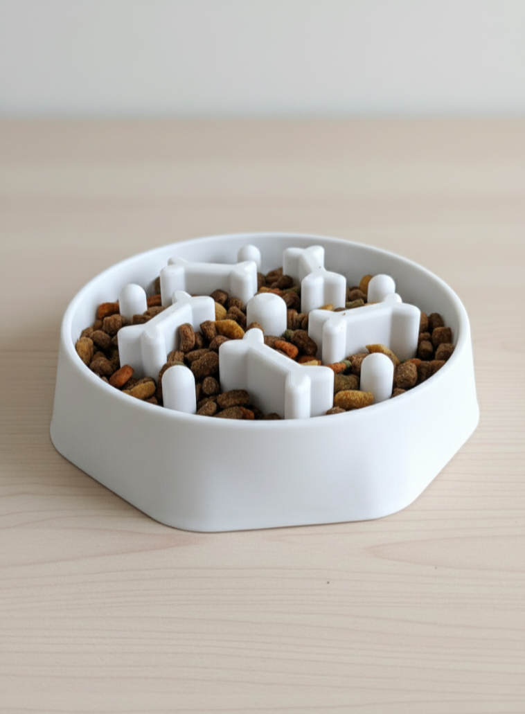 Interactive Slow Feeder Cat-Dog Bowl