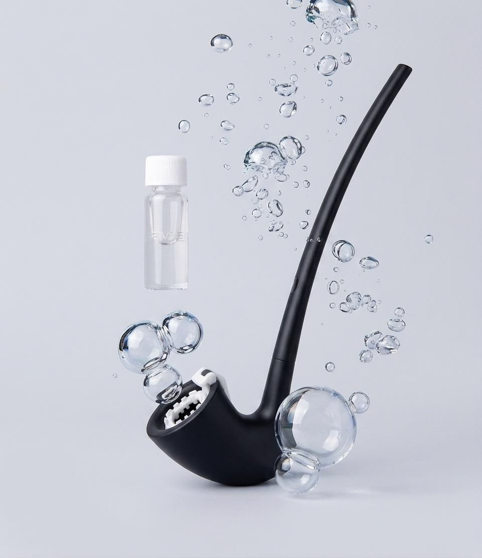 Elegant Bubble-Blowing Pipe Toy